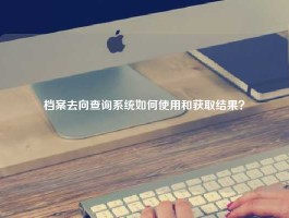 档案去向查询系统如何使用和获取结果？