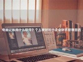 电脑记账用什么软件？个人理财和小企业财务管理首选