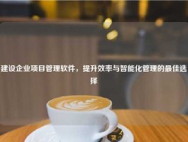 建设企业项目管理软件，提升效率与智能化管理的最佳选择