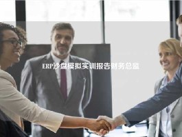 ERP沙盘模拟实训报告财务总监