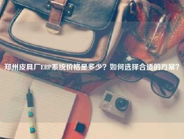 郑州皮具厂ERP系统价格是多少？如何选择合适的方案？