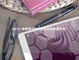 ERP OA 金蝶用友如何提高企业管理效率？