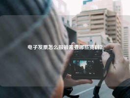 电子发票怎么报销需要哪些资料？