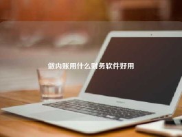 做内账用什么财务软件好用