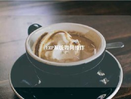 ERP系统如何操作
