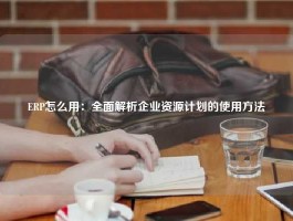 ERP怎么用：全面解析企业资源计划的使用方法
