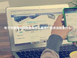 电子发票查询真伪查询怎么操作？具体流程是什么？