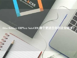 Odoo Dolibarr ERPNext SuiteCRM 哪个更适合你的企业需求？